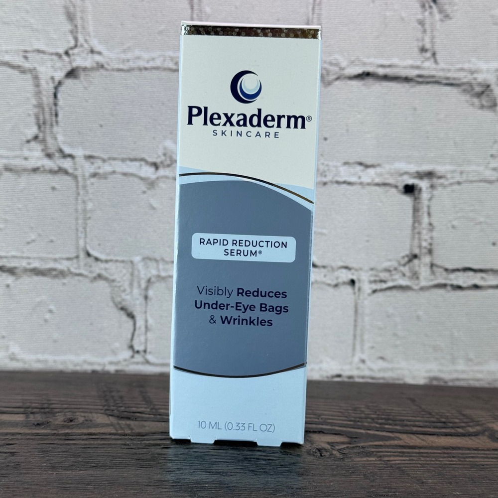 Plexaderm Rapid Reduction Serum Women 10mL Blue New Eye Bag Wrinkle Reducer